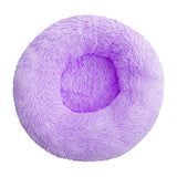 Plush Dog Bed Cushion 40-100cm Dogs Bed House Pet Round Cushion Bed Pet Kennel Super Soft Fluffy Comfortable for Cat Dog House
