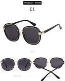 Steampunk Sunglasses Men Women Brand Designer Gothic Style Round Frame Eagle Claw Sun Glasses Punk Shades Male UV400 - Presidential Brand (R)