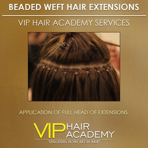 Beaded Micro Weft Hair Extensions Services - Presidential Brand (R)
