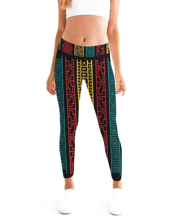Women's Yoga Pants, Sports Fitness Leggings - Multicolor / Wl4537 - Presidential Brand (R)