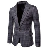 Mens Checkered Blazer - Presidential Brand (R)