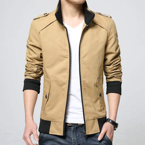 Mens Two Tone Casual Zipper Jacket - Presidential Brand (R)
